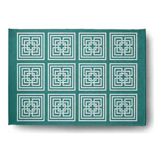 Greek New Key Indoor/Outdoor Rug, 5'x7' - Contemporary - Outdoor Rugs ...