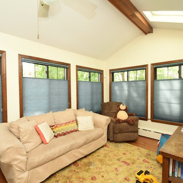 Oak Park Duette Archetella Top-Down Bottom-Up Honeycomb Shades