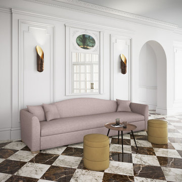 Taking Shape: Horatio Sofa in Box Weave Linen