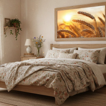 Amber Waves Cottagecore Style Wall Art