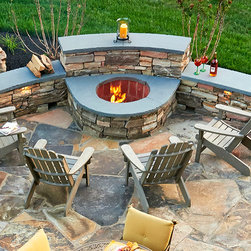 Natural Stone Fire-Pit - Fire Pits