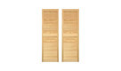 Pinecroft SHL43 Exterior Louvered Shutters 15"x43"