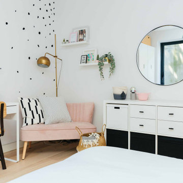Soft and trendy children's bedroom