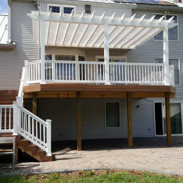 Deck, Pergola and Patio with Fire Pit in Troy, OH