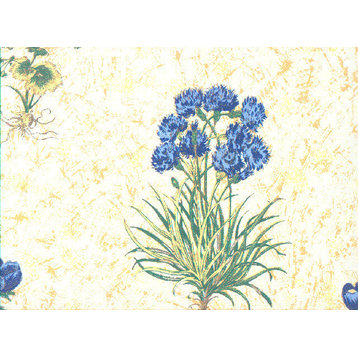 Modern Non-Woven Wallpaper For Accent Wall - Floral Wallpaper 6021d, Roll