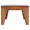 vidaXL Coffee Table Wooden End Table Side Table Solid Wood Teak 47.2 Inch