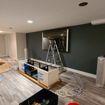 TV on a Salamander AV Cabinet