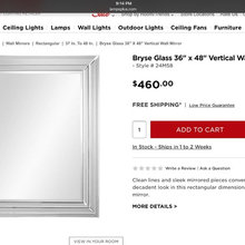bathroom mirrors