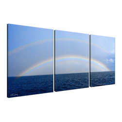 Ready2HangArt - Ready2HangArt Christopher Doherty 'Sun and Sea' 2-piece Canvas Wall Art 3-Panels - Prints And Posters