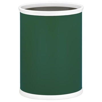 Kraftware Oval Wastebasket, Tropic Green