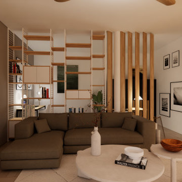 GELIN | 50M²- Rénovation rez-de-chaussée, entrée, cuisine, salon, salle à manger