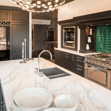 Gemütliche Wohnküche in modern-vintage Design