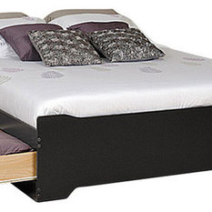 black king mate s platform storage bed with 6 drawers - bedding black king mate s platform storage bed with 6 drawers - bedding