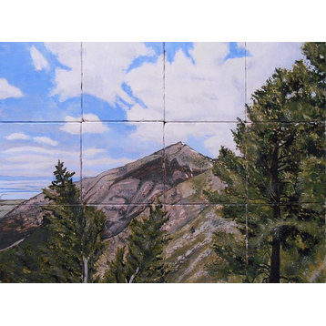 18"x24" Glorious Mountain Tile Mural, 12-Piece Set