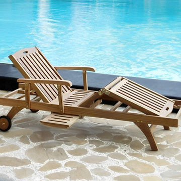 Teak Sun Lounger