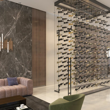 Iconic Contemporary Wine Display