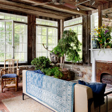 Porch With Fireplace