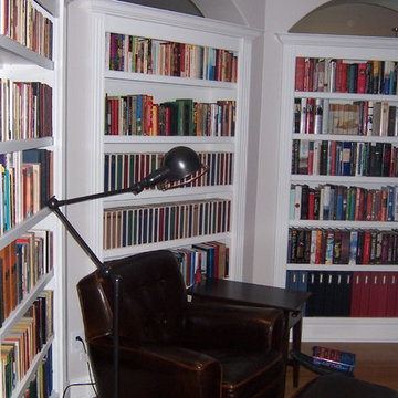 Dining Room to Library Transformation