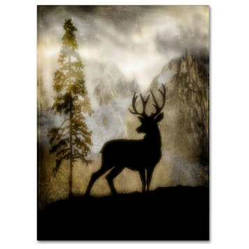 LightBoxJournal 'Mystic Deer' Canvas Art, 14" x 19"