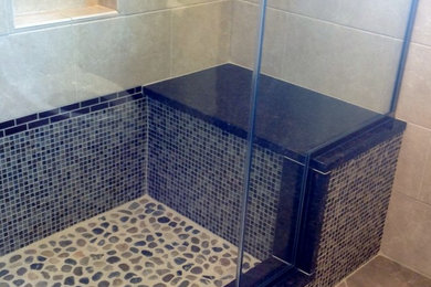 Inspiration for a contemporary bathroom remodel in New York