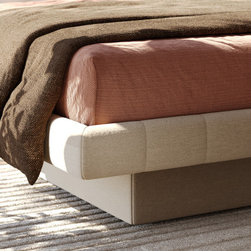 Cocos, letto imbottito con contenitore - Panel Beds