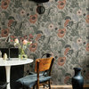 Anemone Grey Floral Wallpaper Bolt
