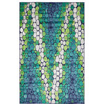 Unique Loom - Unique Loom Light Green Metro Pebbles Area Rug, 5'x8" - Compelling motifs are found in our enchanting Metropolis Collection. There are colorful bursts of abstract artistry and distinct shapes that add a playful elegance to each rug. The quality and durability of each rug is hard to beat. What makes this collection so intriguing is the contrasting elements and hues. Dont be afraid to lose yourself in our whimsical adornments!