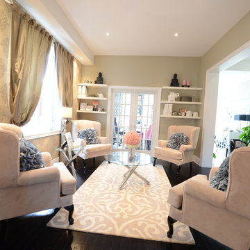Dollhouse Collection {Foyer, Home Office, Living, Dining & Powder Room}