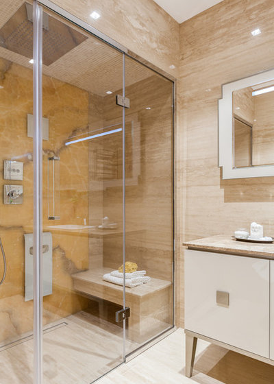 Современный Ванная комната by Мария Родионовская | Архитектурное бюро "ON Plane"