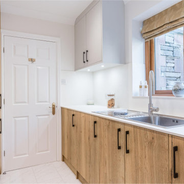 Oak Modern Kitchen & Utility in Lake District