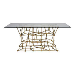 Worlds Away Molecule 72" Dining Table - Dining Tables