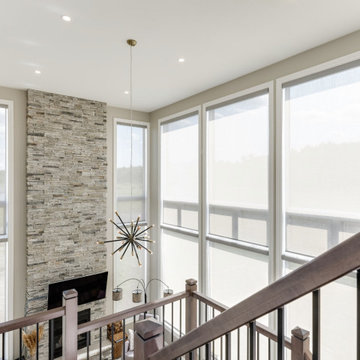 Emmett Road Custom Home - Living Room