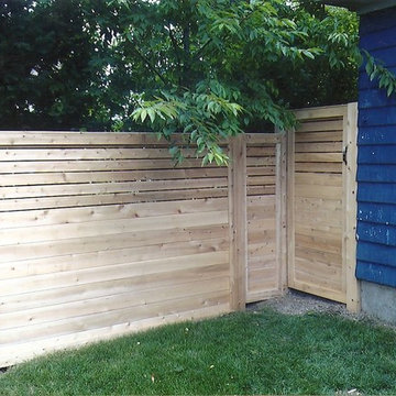 Cedar Semi-Private Fence & Gate