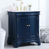 30" Single Bathroom Vanity Set, Blue, Vf52030Bl
