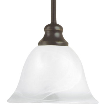 Generation Lighting 61940EN3 Windgate 8"W LED Mini Pendant - Heirloom Bronze