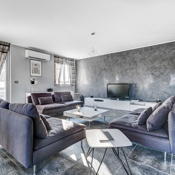 Aménagement d'un appartement / vue sur salon