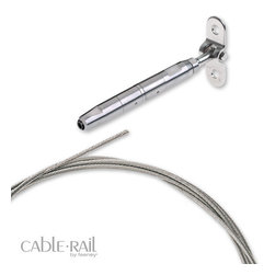 Feeney CableRail: Surface Mount fittings and Stainles Steel Cable - Stair Parts