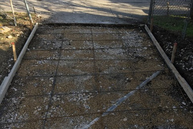 Driveway concrete