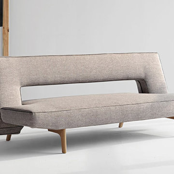 Puzzle Mixed Dance Grey Sofa Bed by Innovation USA - $1200.00