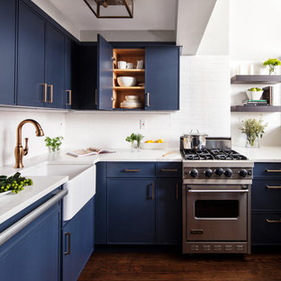 Blue Kitchen  Cabinets Houzz