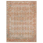 Amer Rugs - Eternal Pierson Area Rug, Beige, 2'2"x3', Bordered - Traditional designs developed to bring old world charm to your home or office. Flaunting deep, rich color palettes, this rug is versatile enough to easily fit into a traditional or transitional home. Featuring a vintage, weathered look and a super low pile, you'll love both its design and craftsmanship. Power-loomed in Turkey from 100% polypropylene, this rug is super durable and low-maintenance.