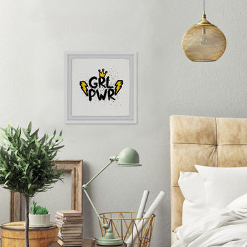 "Girl Power III" Framed Painting Print