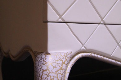 Inspiration for a transitional bathroom remodel in Other