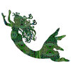 Silhouette Mermaid 5 Duvet Cover