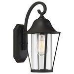Trade Winds Lighting - Trade Winds Lighting 1-Light Wall Sconce In Matte Black - This 1-Light Wall Sconce From Trade Winds Lighting Comes In A Matte Black Finish. It Measures 14" High X 8" Long X 8" Wide. This Light Uses 1 Incandescent Bulb(S).  This light requires 1 , 60W Watt Bulbs (Not Included) UL Certified.