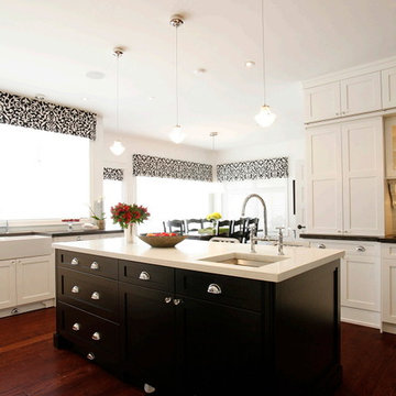 Painted Maple Kitchen Cabinets