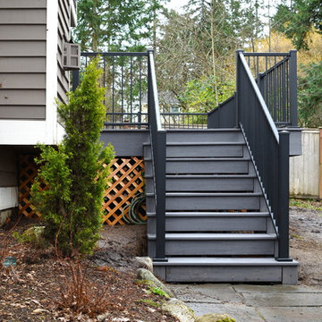 Contemporary Deck Install in Kenmore