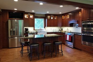 Kitchen - transitional kitchen idea in Other