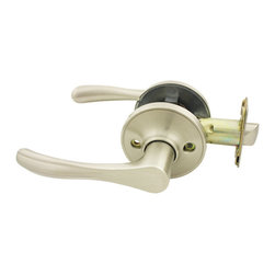 Cosmas - Cosmas 30 Series Door Levers, Satin Nickel, Passage Door Lever - Door Levers