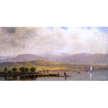 Homer Dodge Martin Landscape With Fisherman Wall Decal